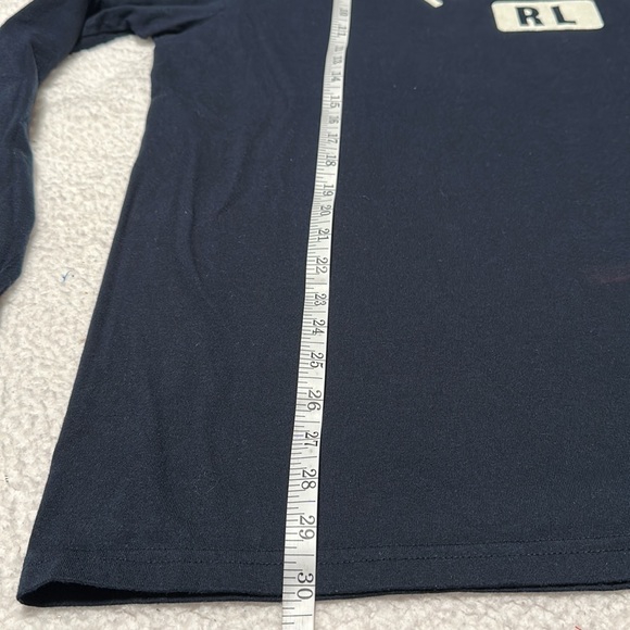 Men’s Ralph Lauren Polo Navy L/S Tee, EUC, Size XL - Picture 5 of 8
